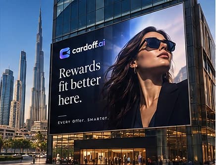 cardoff.ai billboard in the city